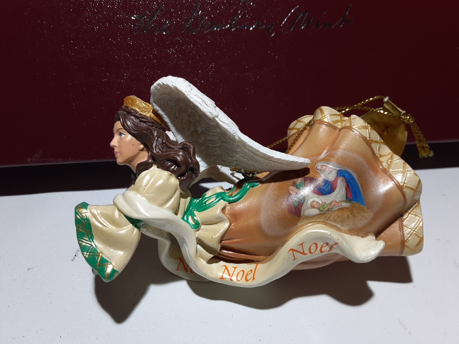 Danbury Mint Heavenly Angels Christmas Ornament Noel Angel eBay