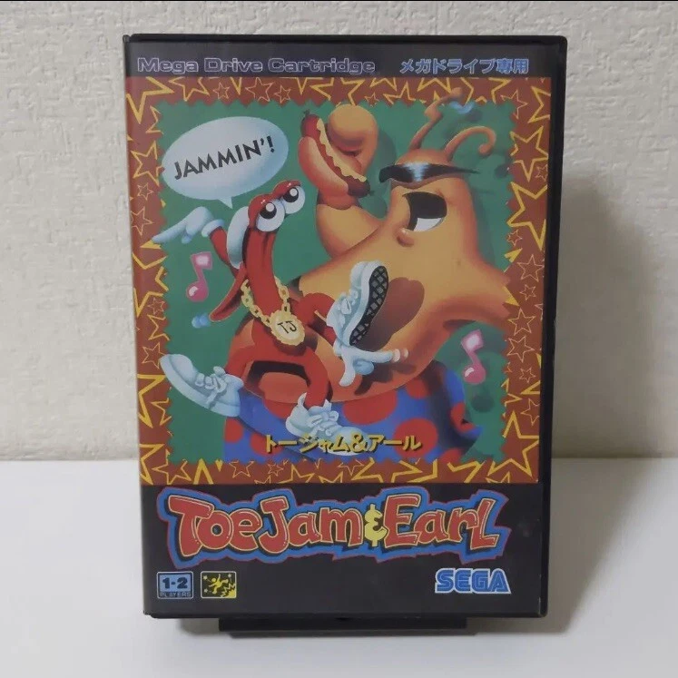 ToeJam Earl 1991 SEGA Mega Drive Japanese Version Action Game
