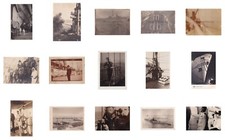 NAVIGATION - Navy, Steamship, Submarine, Military Ships 15 Photos Lot