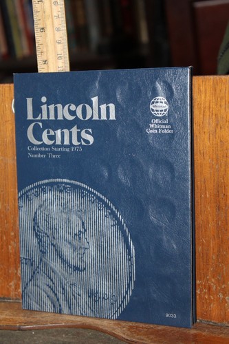 Vintage Whitman Official Lincoln Cents Coin Folder 1975-1995