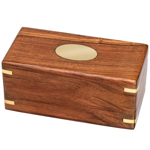 Secret Enigma Puzzle Box Brainteaser Geld versteckte Fächer Holz einzigartiges Geschenk - Bild 5 von 6
