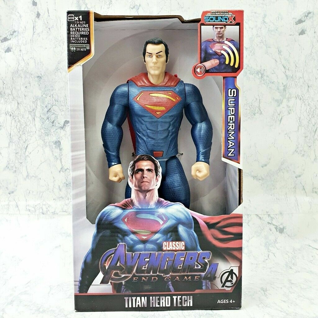 Talking Titan Hero Series SUPERMAN Marvel Infinity War Endgame Action Figure Toy
