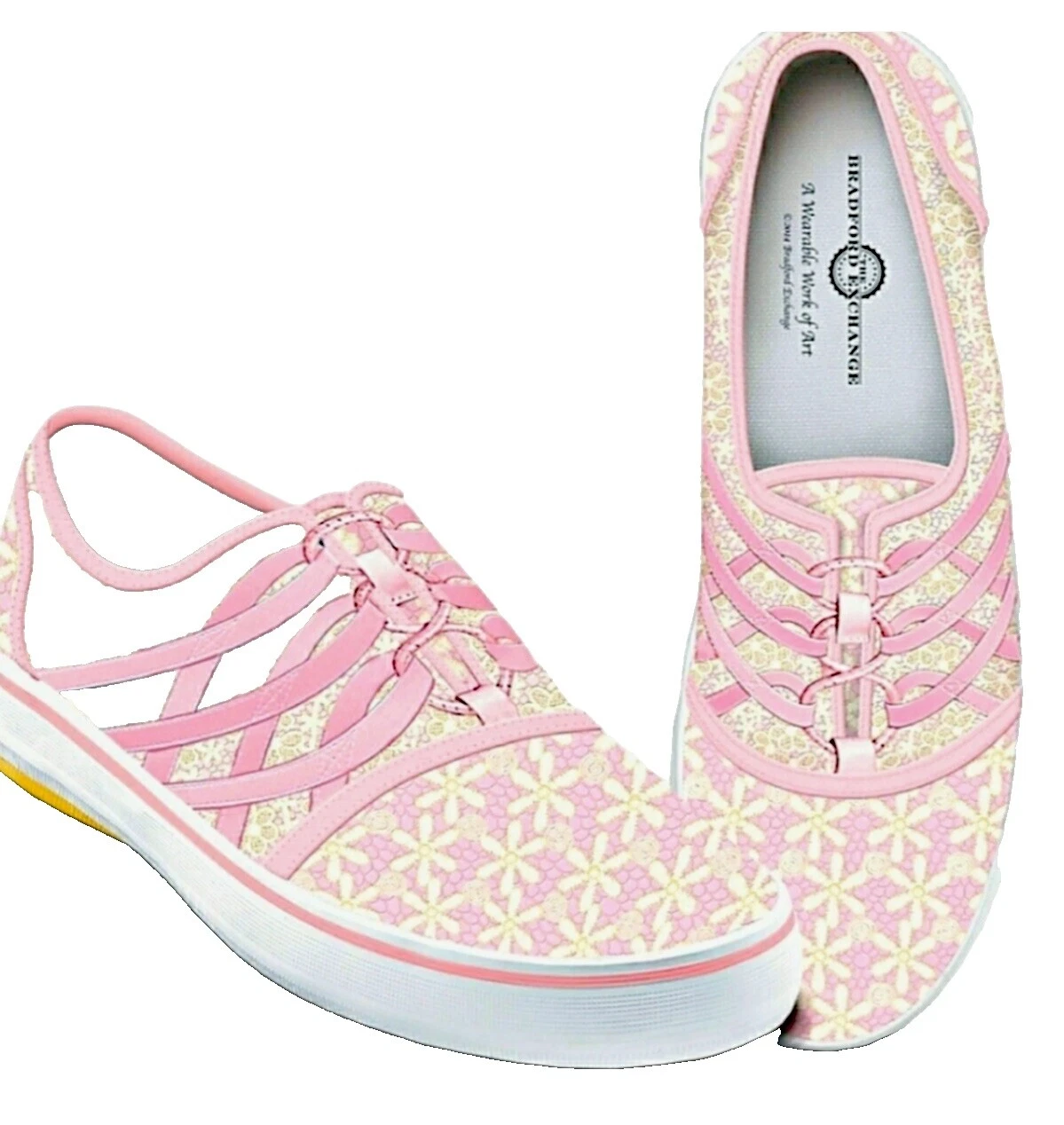 Zapatos Cómodos superior de algodón Floral para De mujer