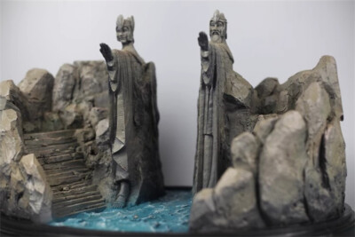 Gates of Argonath Gates of Gondor Statue Model The Lord of the