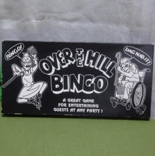 OVER THE HILL bingo board game Dag Nab It gag gift Forum Novelties 1992