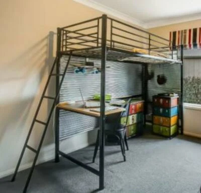 Raised Bed With Desk Underneath Beds Gumtree Australia