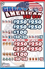 NEW pull tickets **SPECIAL PRICING** GREAT AMERICAN PAYOUT - Instant Tabs