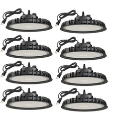 LED High Bay Light UFO 200W 6000K Shop Light Fixture Industrial Warehouse Light