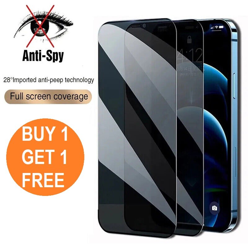 Pack Privacy Tempered Glass Screen Protector For iPhone 17 16 15