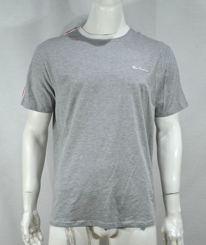 BEN SHERMAN Men's T Shirt XL Crew Neck Short Sleeve Grey NWT