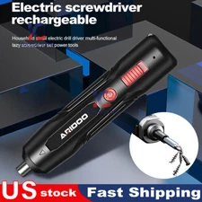 Cordless Electric Screwdriver Rechargeable USB Screwdriver Bit Power Tool US