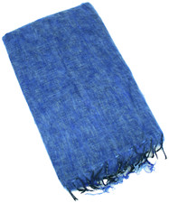 Schal XXL Stola Yak Yakwolle Hellblau Blau superweicher Yakschal Decke Umhang