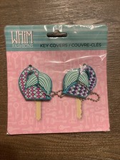 Brand New 2 Pk Key Chain Cover MERMAID'S TAIL