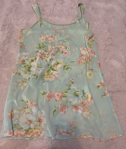 Oscar de la Renta nightgown medium Pink Label Vintage Satin Slip Dress - Picture 8 of 12
