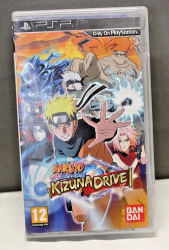 PLAYSTATION PSP NARUTO SHIPPUDEN KISUMU DRIVE BY BANDAI MINT GAME  c