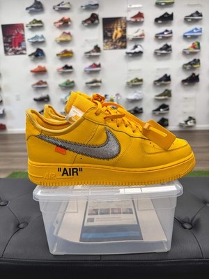 Nike Air Force 1 Low Off-White ICA University Gold - Size 12 (U)