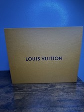 Louis Vuitton Authentic Flip Magnetic Gift box Storage Empty XL 16"x13"x8" W Bow