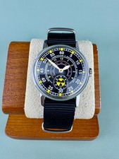 Vintage wristwatch Pobeda Radiation Protection Soviet Military USSR Cold War