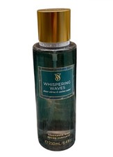 VICTORIA  S SECRET WHISPERING WAVES FRAGRANCE BODY MIST SPRAY SPLASH 8.4 oz NEW