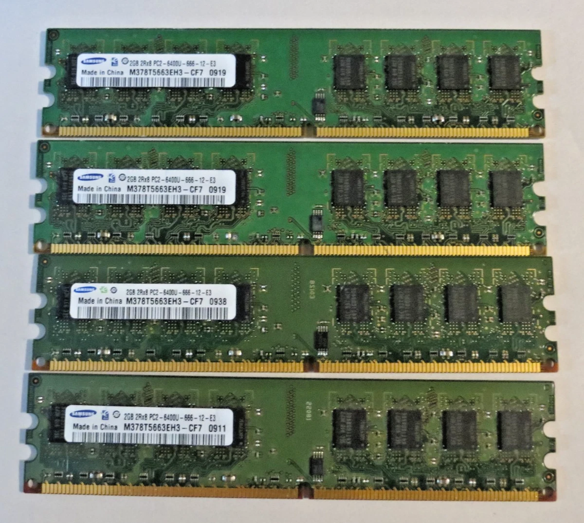 小*一様 【レア・中古】サムソン メモリー　PC2-6400S DDR2 (4G 25+ Samsung PC2-6400 DDR2-800 Computer SDRAM for sale | Updated