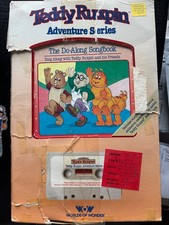 Worlds of Wonder: TEDDY RUXPIN - The Do Along Songbook in box- Book and Tape-