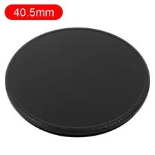 37/43/49/52/55/58/62mm Metal Digital SLR Camera Lens Cap 0.75mm Thread Black