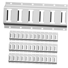 3ft E Track Rails 4 Pack Tie Down Erack with Powder-Coated Steel e 3FT Silver