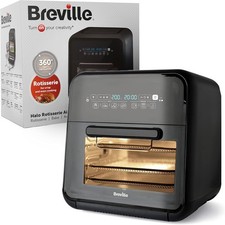 Image of Halo Rotisserie Air Fryer Digital Extra Large Air Fryer Oven 10 L FryBake &