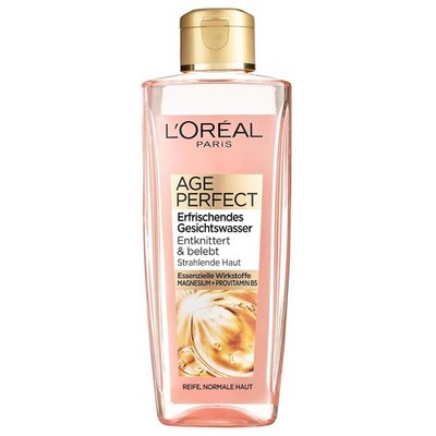 L'Oréal Paris Erfrischendes Gesichtswasser für Frauen: Age Perfect, 1x 200 ml