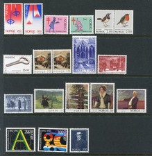 Norway #798-815 Year Set Of 1982 [Mint Never Hinged]
