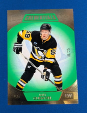 2022-23 Upper Deck Credentials Jake Guentzel Green /25 Pittsburgh Penguins
