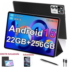 2026 Neu Tablet PC Android 15 22GB+256GB ROM 8000mAh 10.1 Zoll 5G WlFl …