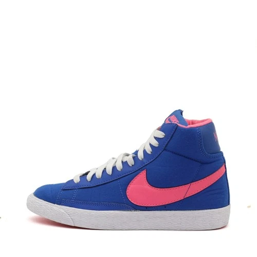 Nike Damen Blazer Mid Sneaker Lila/Pink Textil Mittel Bequem High-Top EU 36.5