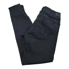 Goode Rider Jean Rider Knee sz 30R  Patch Breeches Black Denim 14800 