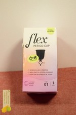 Copa menstrual flexible con 2 discos menstruales talla 1 delgada (desgaste en paquete)