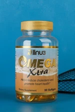 Natural Omega Xtra 90 softgels reduce cholesterol heart health dietary supplemen