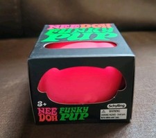 NEEDOH Funky Pup Puppy DOG Nee Doh Stress Ball SQUISHY Fidget Toy - Pink- NEW