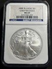 2008 W $1 Early Releases American Silver Eagle NGC MS 69