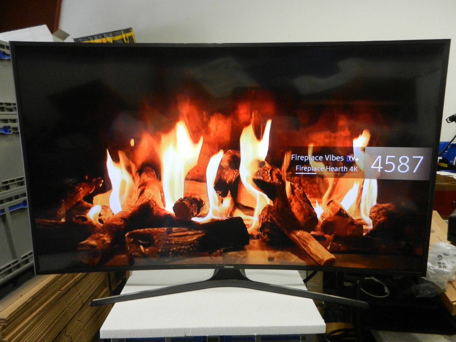 Samsung 55" 55 Inch Curved Screen LCD Television UN55KU6500 CONNECTICUT PICKUP !