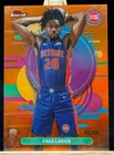 2025 Topps Finest Basketball Orange Refractor Chaz Lanier #127