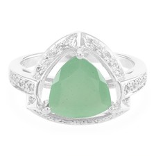 Cavill Ring Grüner Chalzedon 1,93ct 925 Silb...