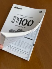 Manuale originale fotocamera Nikon D100. Guida utente. Istruzioni in italiano