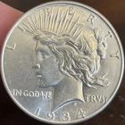 1934 P Peace Silver Dollar ~ RARE 90% Silver $1 ~ Estate Sale Coin