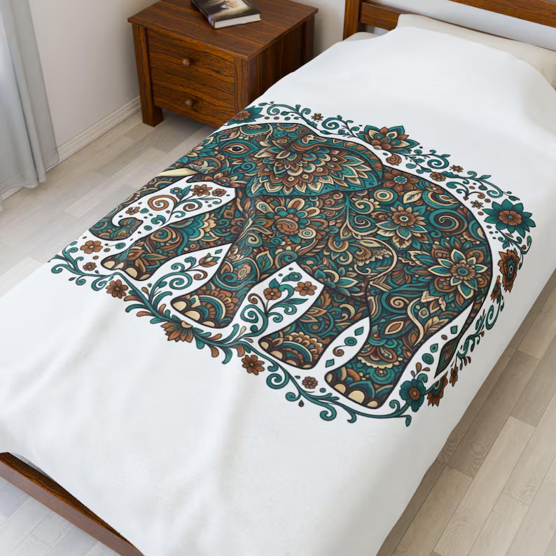 Velveteen Plush Throw Soft