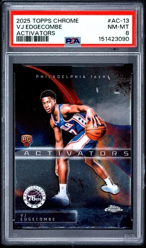 2025 Topps Chrome VJ Edgecombe Base (RAW)