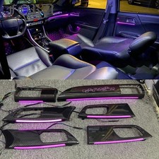 64 Color Atmosphere Lamp Ambient Lights Carbon Fiber Look For Accord 9th 2013-17