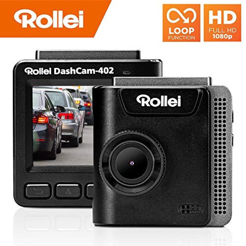 Rollei CarDVR 402 Dashcam Full HD GPS | Sicurezza Auto Registrazione Emergenza