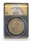 1878-CC Morgan Silver Dollar – ANACS AU55 Details Carson City (Cleaned) – VAM-22