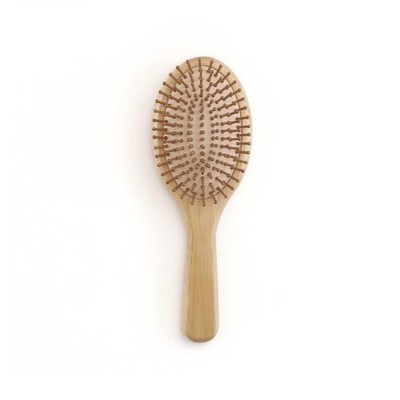 PLANT OATH Bamboo Paddle Hairbrush - Eco-Friendly Anti-Static Hair Brush