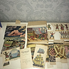 Vintage Benjamin Pollock Theatre Characters Black Beard The Pirate & Book 1947